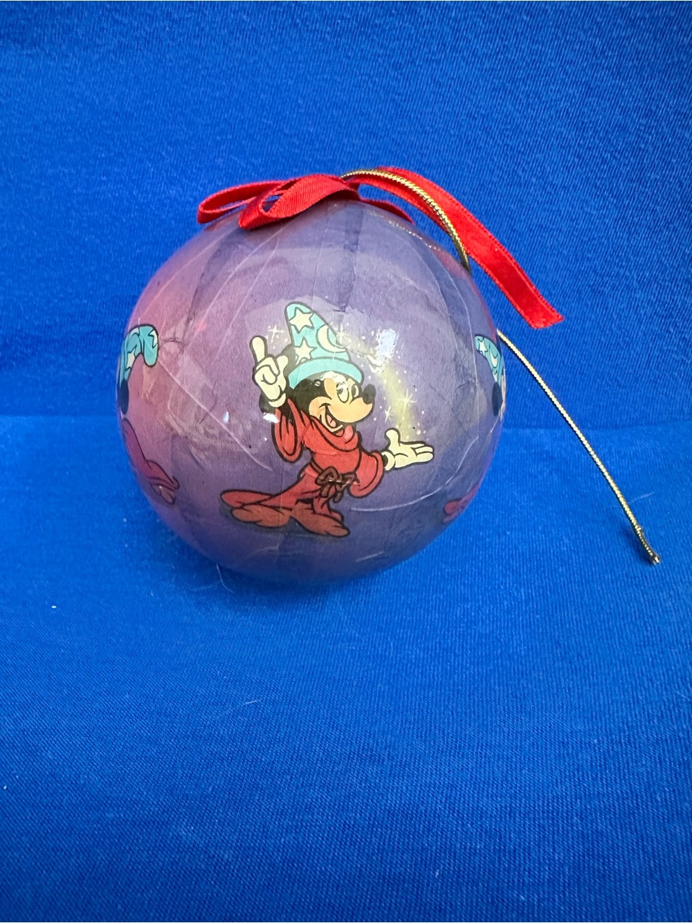 VTG Walt Disney's Fantasia Christmas Ornament Set of 2-Fantasia 50th Anniversary - Picture 11 of 15